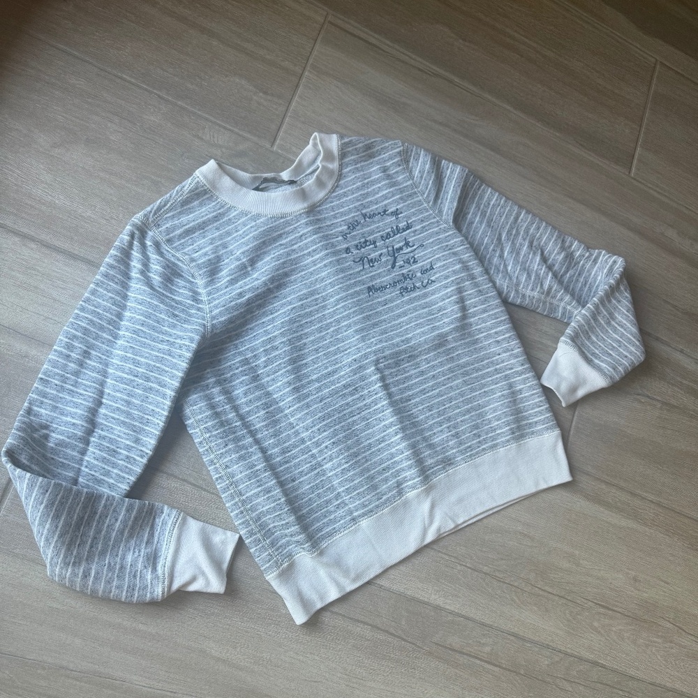 Abercrombie & Fitch Striped Sweatshirt Pullover – Women's Size XS